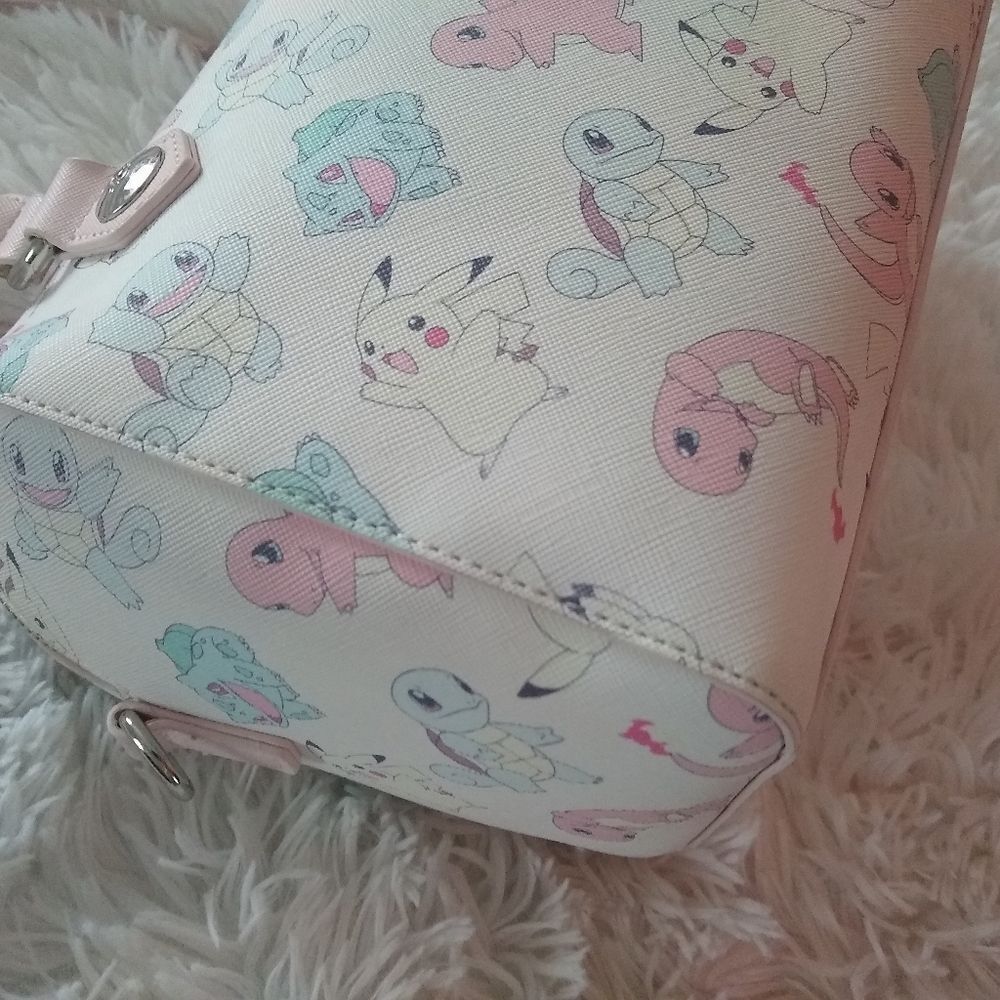 Loungefly Pokémon Starters Pastel Print Purse - Picture 7 of 17